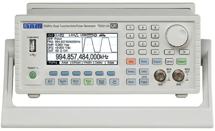 Produktfoto 1 von Aim-TTi TG5012A Funktionsgenerator Variable Wobbelfuntion 1 μHz → 50 MHz Digitalfrequenz FM Modulation