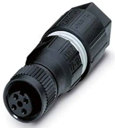 Produktfoto 1 von Phoenix Contact SACC 14.8 M12 Rundsteckverbinder Buchse 4-polig Buchse 4A Kabel IP65, IP40