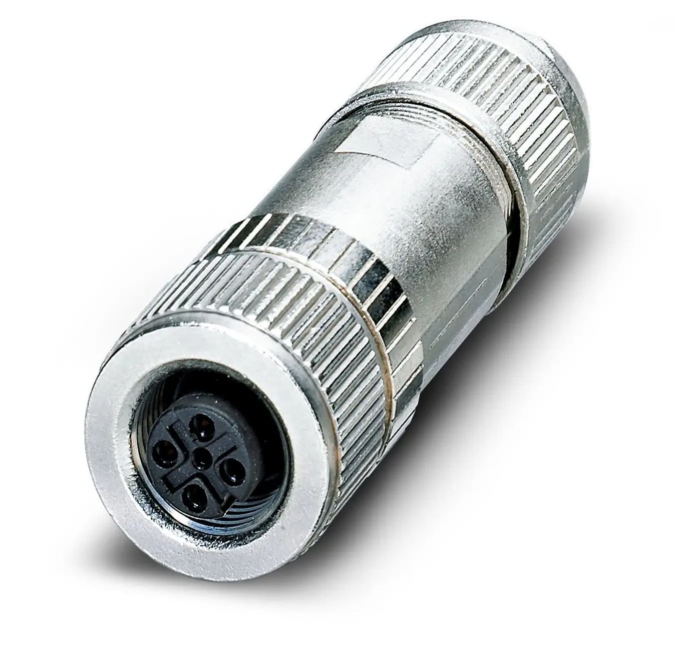 Produktfoto 1 von Phoenix Contact SACC M12 M12 Rundsteckverbinder Buchse 4-polig Buchse 1.75A Kabel IP40