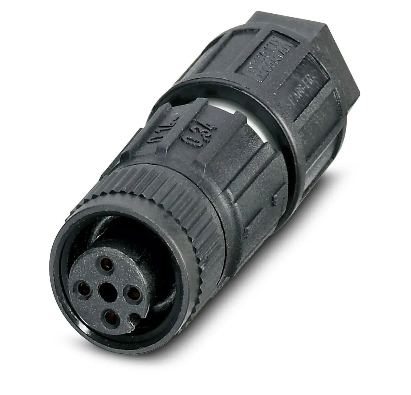 Produktfoto 1 von Phoenix Contact SACC 16.3 M12 Rundsteckverbinder Buchse 4-polig Buchse 4A Kabel IP65, IP67