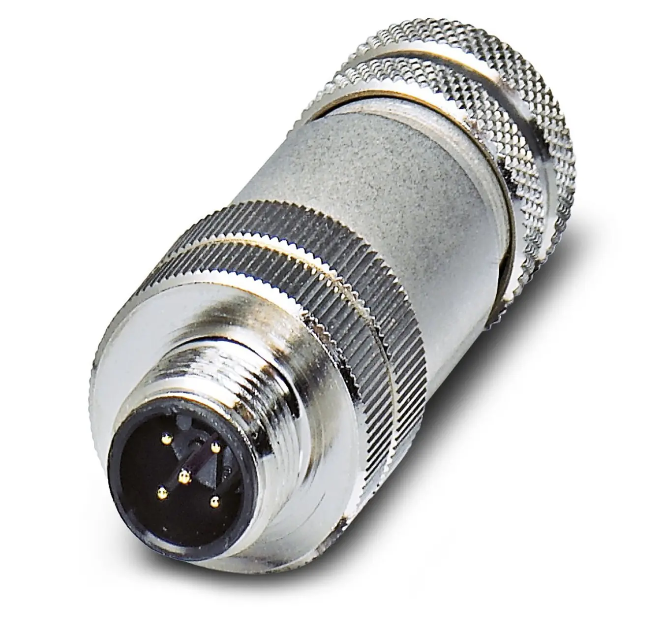 Produktfoto 1 von Phoenix Contact SACC M12 M12 Rundsteckverbinder Stecker 5-polig Stecker 4A Kabel IP40