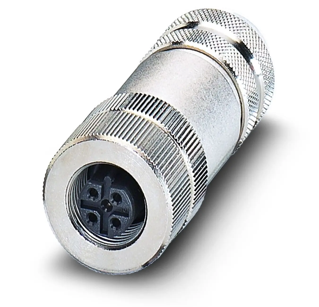 Produktfoto 1 von Phoenix Contact SACC 20 M12 Rundsteckverbinder Buchse 5-polig Buchse 4A Kabel IP40
