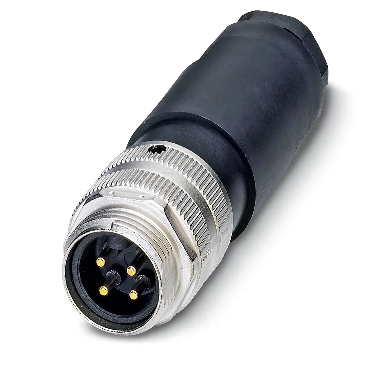 Produktfoto 1 von Phoenix Contact SACC 7/8 in Rundsteckverbinder Stecker 4-polig Stecker 9A Kabel IP40