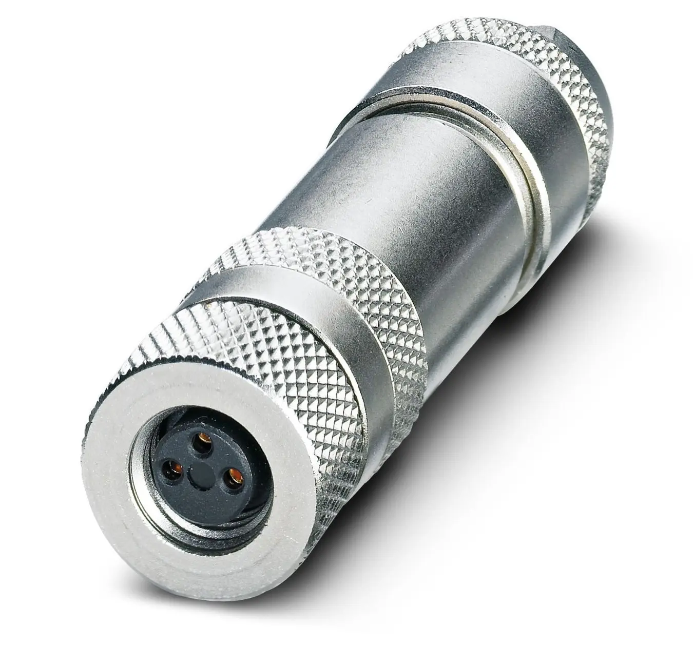 Produktfoto 1 von Phoenix Contact SACC M8 M8 Rundsteckverbinder Buchse 3-polig Buchse 4A Kabel IP40