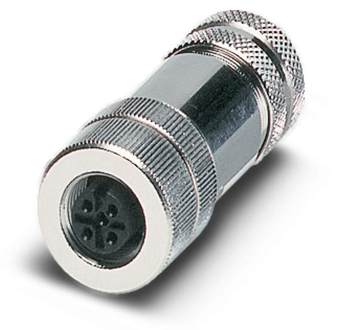 Produktfoto 1 von Phoenix Contact SACC 20 M12 Rundsteckverbinder Stecker 4-polig Buchse 4.0A Kabel IP40
