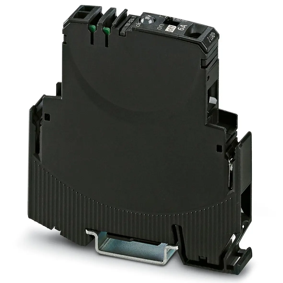 Produktfoto 1 von Phoenix Contact EC-E1 6A EC-E Elektronischer Schutzschalter 24 V 1, 6 A DIN-Hutschiene L. 80 mm x 12.5 mm