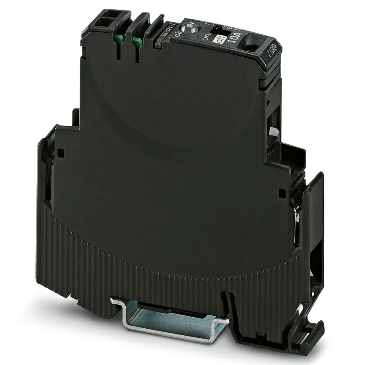 Produktfoto 1 von Phoenix Contact EC-E1 10A EC-E Elektronischer Schutzschalter 24 V 1, 10 A DIN-Hutschiene L. 80 mm x 12.5 mm