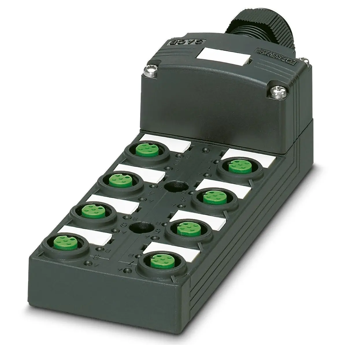 Phoenix Contact SACB Sensor-Box 8 Anschlüsse 5 Auslässe M12 Gerade