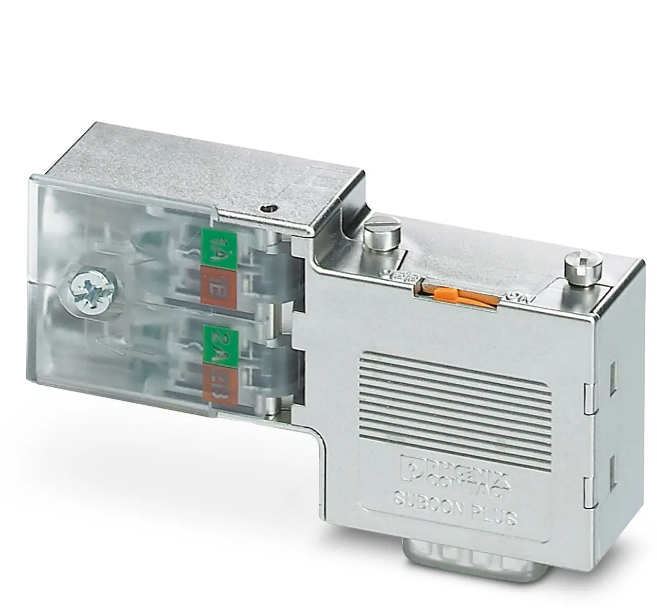 Produktfoto 1 von Phoenix Contact SUBCON-PLUS-PROFIB/90/IDC D-Sub-Steckverbinder gewinkelt, 9-polig, Kabel Stecker
