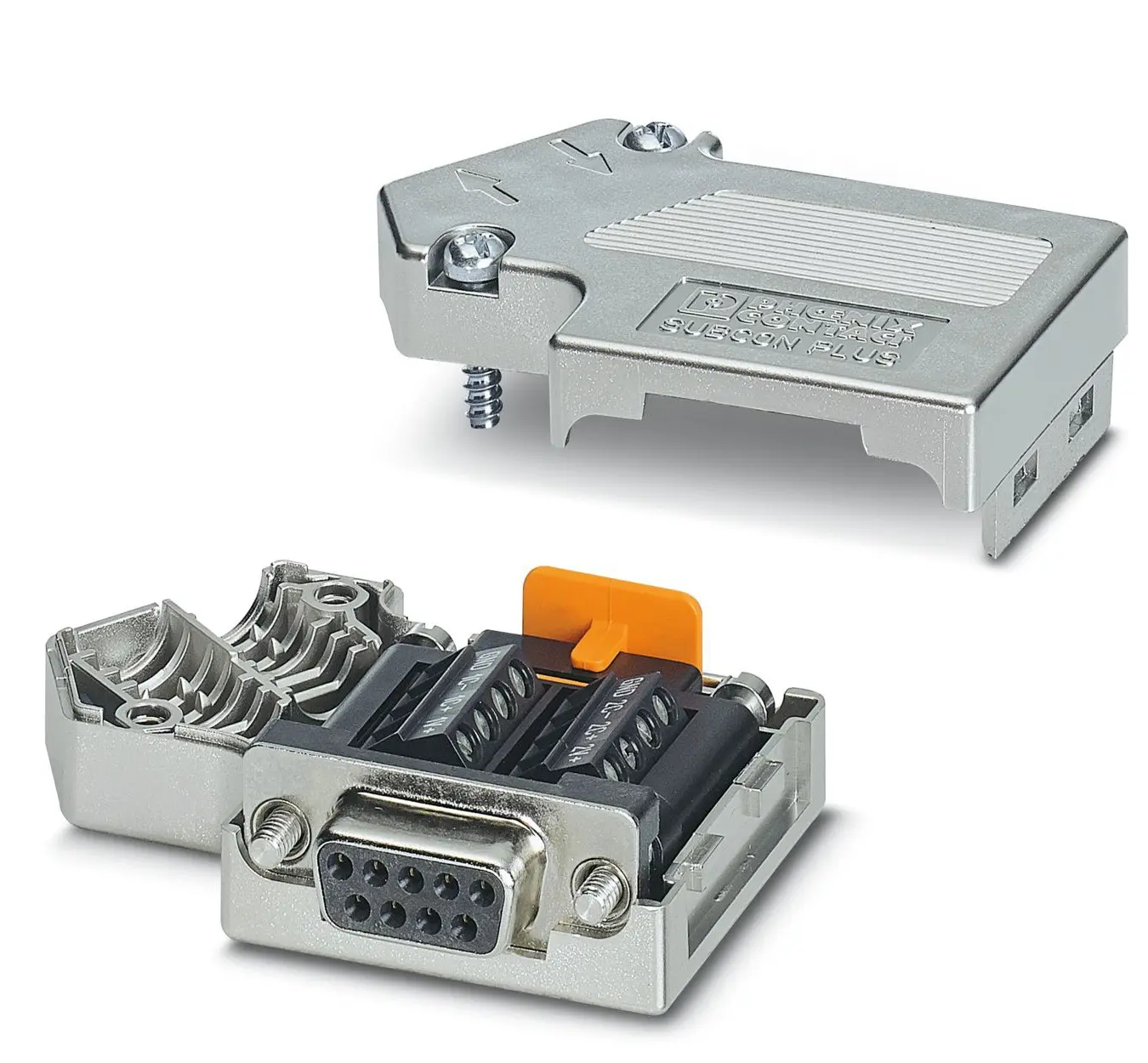 Produktfoto 1 von Phoenix Contact SUBCON-PLUS D-Sub-Steckverbinder 35 °, 9-polig, Kabel Stecker, mit Schraubbefestigung