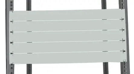 Produktfoto 1 von RS PRO Stahl 8 U, Grau 483 mm 9 mm
