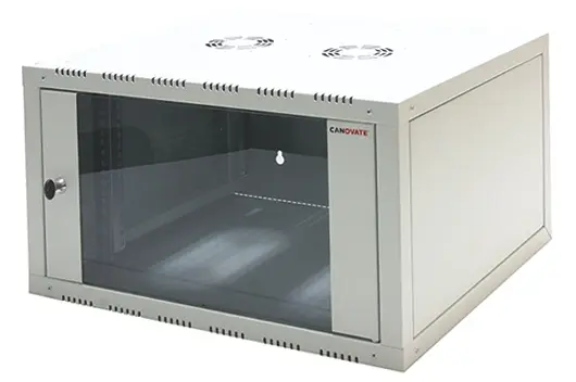 Produktfoto 1 von RS PRO Serverschrank, 6 U 560 mm 600 mm 366 mm Grau Stahl