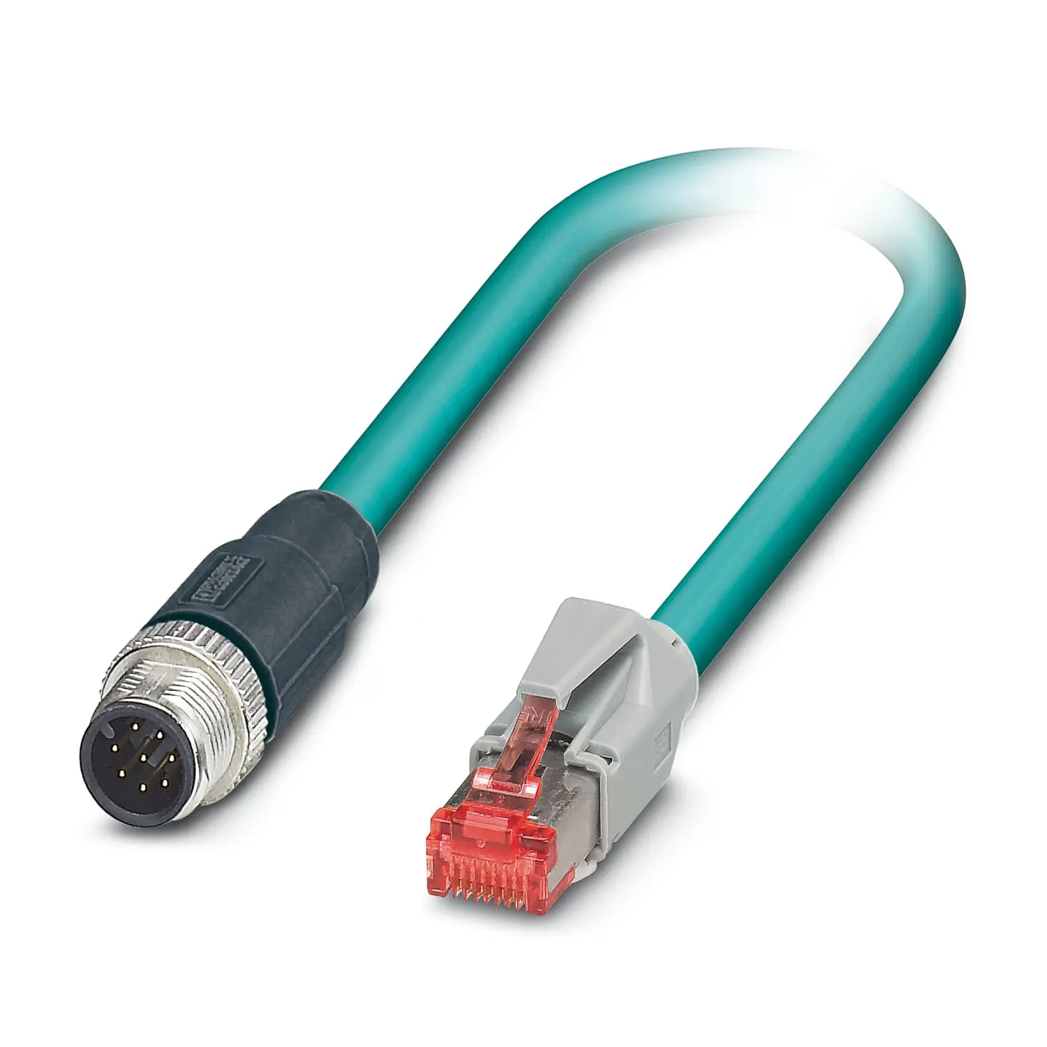 Produktfoto 1 von Phoenix Contact VS-M12MS-IP20-94B-LI/3.0 Cat.5 Ethernet-Kabel, 3 m, Blau 2 Abgeschirmt, Aussen ø 6.4 mm Außen-ø ,