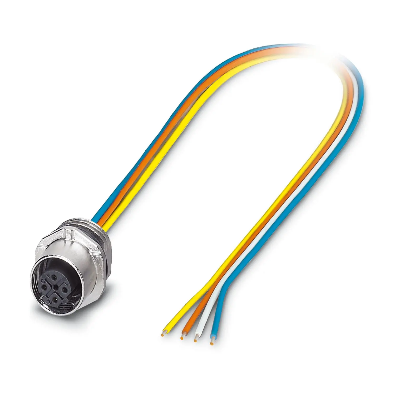 Produktfoto 1 von Phoenix Contact SACC-E-FSD-4CON-M16/0.5 SCO Cat.5 Ethernet-Kabel, 5 m Abgeschirmt, Aussen ø 1.2 mm Außen-ø , Polyurethan