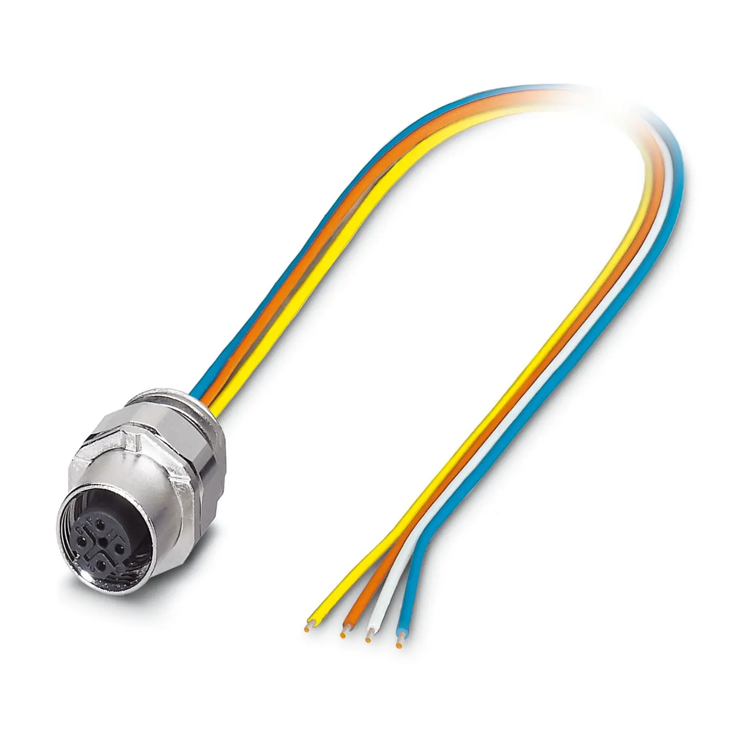 Produktfoto 1 von Phoenix Contact SACC-EC-FSD-4CON-M16/0.5 SCO Cat.5 Ethernet-Kabel, 5 m Abgeschirmt, Aussen ø 1.2 mm Außen-ø ,