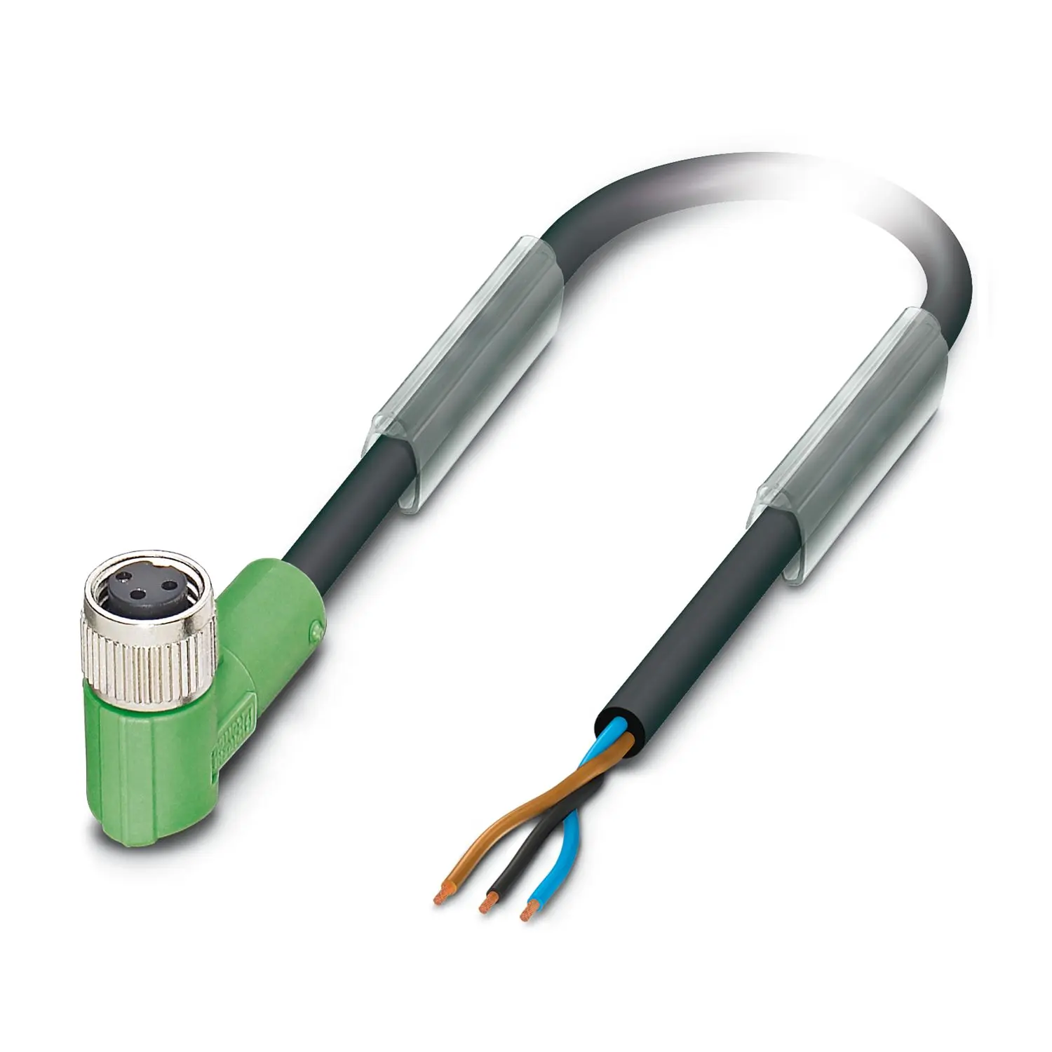 Produktfoto 1 von Phoenix Contact SAC, 3-polig Sensor-Betätigungselementkabel, M8 Buchse 3 / Nicht abgeschlossen, Länge 1.5 m