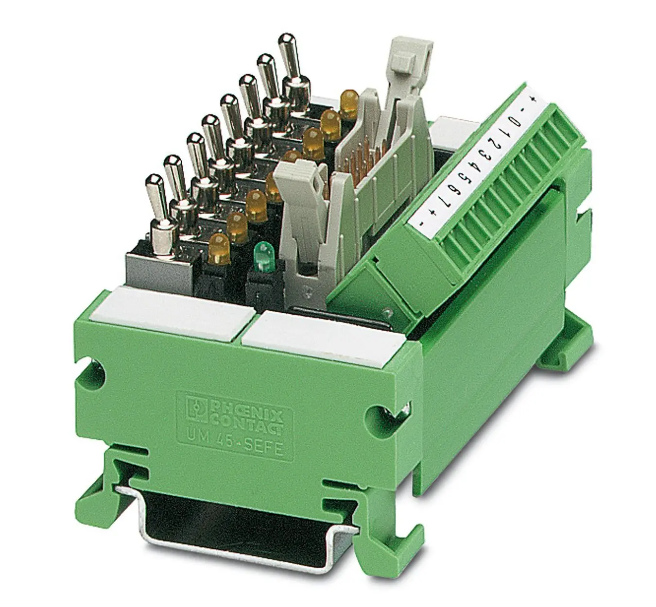 Produktfoto 1 von Phoenix Contact Schnittstellenmodul FLK, IDC, Stecker, 14-polig, 30 V dc, DIN-Hutschiene 8A
