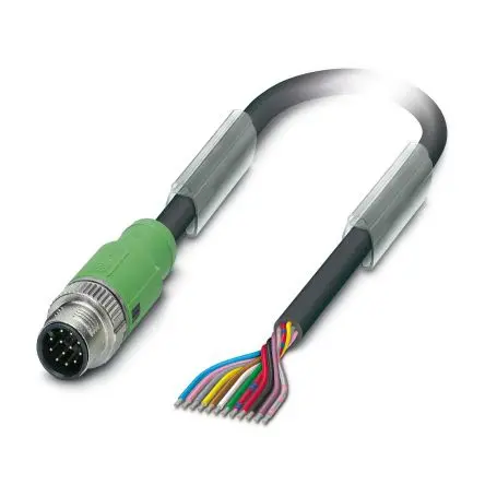 Produktfoto 1 von Phoenix Contact SAC, 12-polig Sensor-Betätigungselementkabel, M12 Stecker 12 / Nicht abgeschlossen Nicht abgeschlossen,