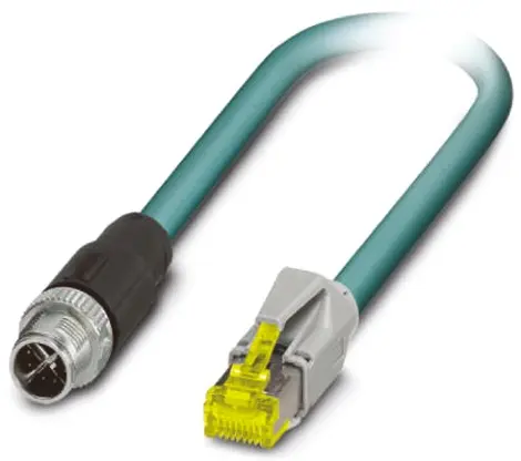 Produktfoto 1 von Phoenix Contact SACC-SQ Cat6a Ethernet-Kabel, 20 m, Schwarz 2 S/FTP, Aussen ø 6.4 mm Außen-ø , Polyurethan