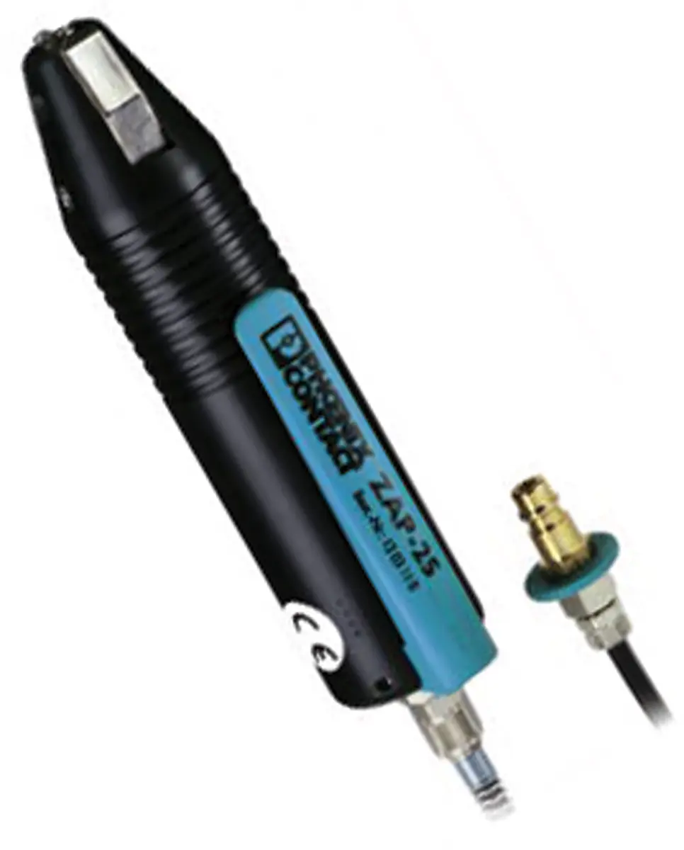 Produktfoto 1 von Phoenix Contact ZAP Pneumatik Crimpzange / 24 → 14AWG für Aderendhülsen, 190 mm