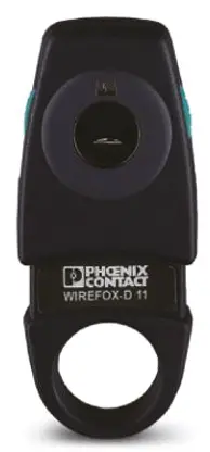 Produktfoto 1 von Phoenix Contact Wirefox-D 11 Schneider, Glasfaserkabel, Steuerung, Mehrkernsignal 2.5 to 11 mm, 90.5 mm