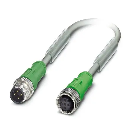 Produktfoto 1 von Phoenix Contact SAC, 4-polig Sensor-Betätigungselementkabel, M12, Gerade Stecker 4 / M12, Gerade Buchse, Länge 600 mm