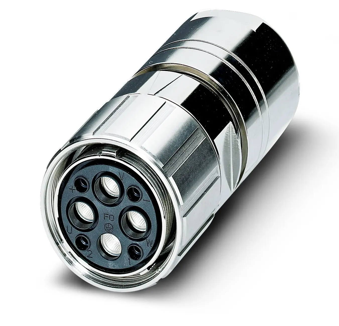 Produktfoto 1 von Phoenix Contact SL M58 M58 Rundsteckverbinder Stecker 5-polig Buchse 12A, 150 A Kabel IP67