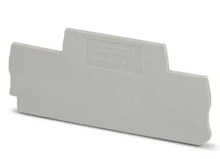 Produktfoto 1 von Phoenix Contact D-STTB 2.5 Endabdeckung für Modularer Anschlussklemmenblock