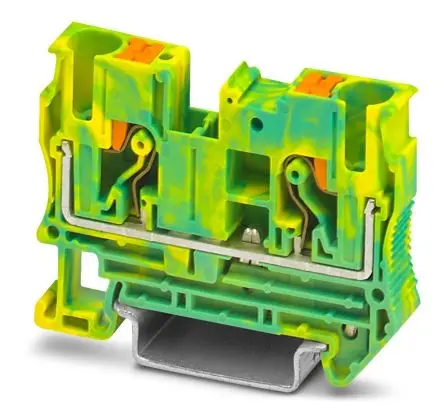 Produktfoto 1 von Phoenix Contact PT 6-PE Schutzleiterklemme 1 Grün, Gelb, 0.5mm², 10 mm², 8kV Einsteck-Anschluss ATEX, IECEx