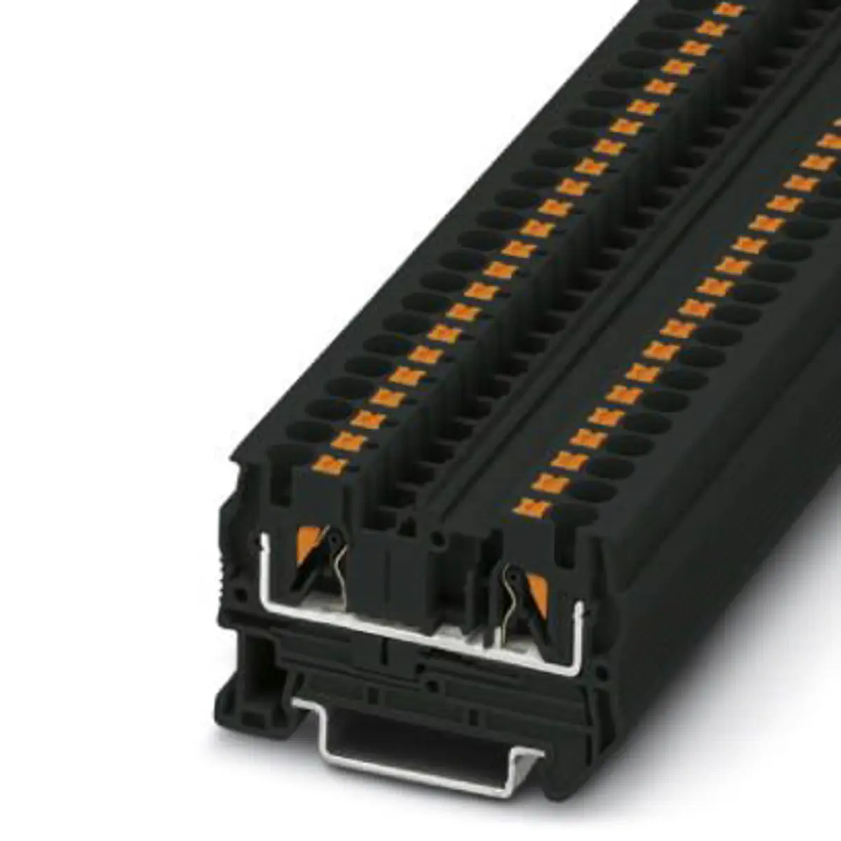 Produktfoto 1 von Phoenix Contact PT 4 BK Anschlussklemmenblock für Durchkontaktierung 1 Schwarz, 0.2 to 6 mm², 800 V Einsteck-Anschluss
