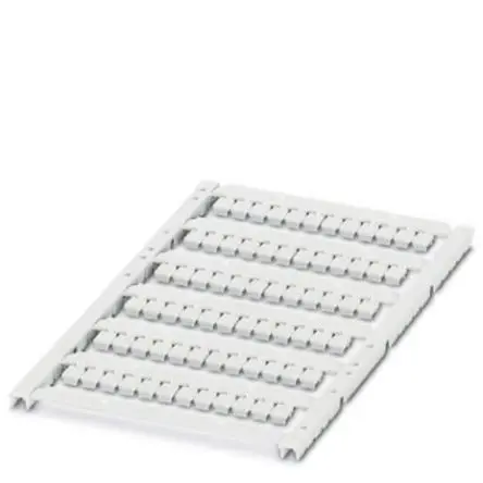 Produktfoto 1 von Phoenix Contact UCT1-TMF 5 Polycarbonat Klemmenmarkierung für Modularer Anschlussklemmenblock