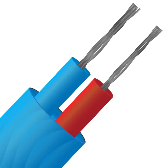 Produktfoto 1 von RS PRO Ungeschirmt 7/0,2mm PVC-isoliert Thermoelement Kabel/Draht für Thermoelement Typ T, L. 100m, max. +105°C