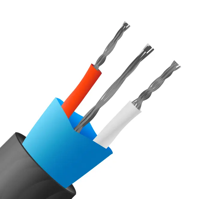 RS PRO Geschirmt 7/0,2mm PVC Mylar-isoliert Thermoelement Kabel/Draht für Thermoelement Typ J, L. 25m, max. +105°C