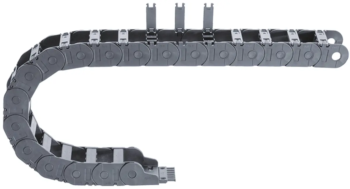Produktfoto 1 von Igus e-chain Schwarz, 116 mm x 50 mm Igumid G, Länge 1 m 125 mm