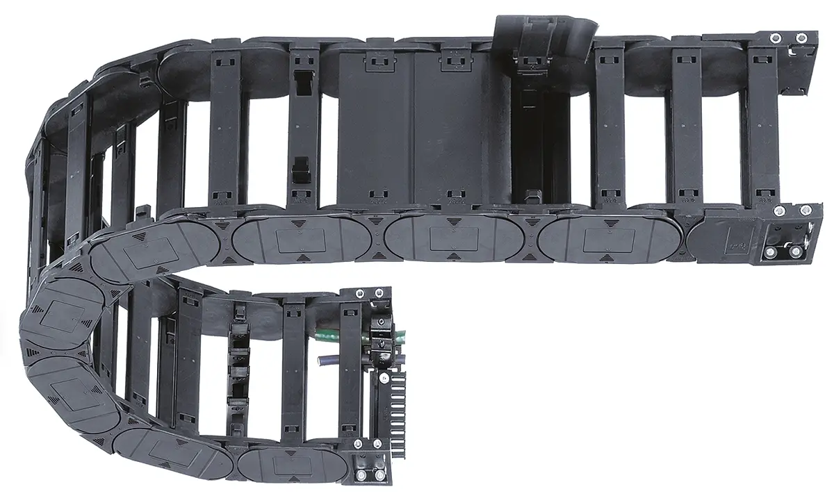 Produktfoto 1 von Igus e-chain Schwarz, 276 mm x 64 mm Igumid G, Länge 1 m 150 mm