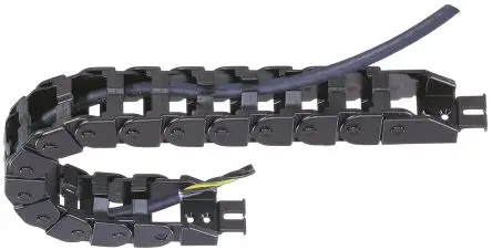 Produktfoto 1 von Igus e-chain, Z08 Schwarz, 38.2mm x 19.3 mm Igumid NB, Länge 1 m 38 mm