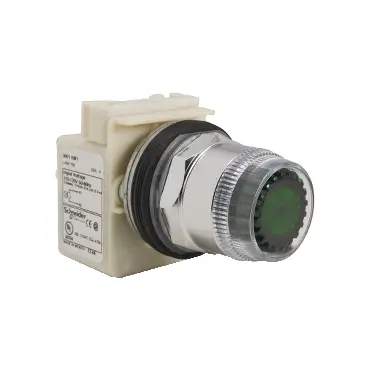 Produktfoto 1 von Schneider Electric Harmony 9001K Drucktastenkopf Ø 30mm, Grün Tastend Rund
