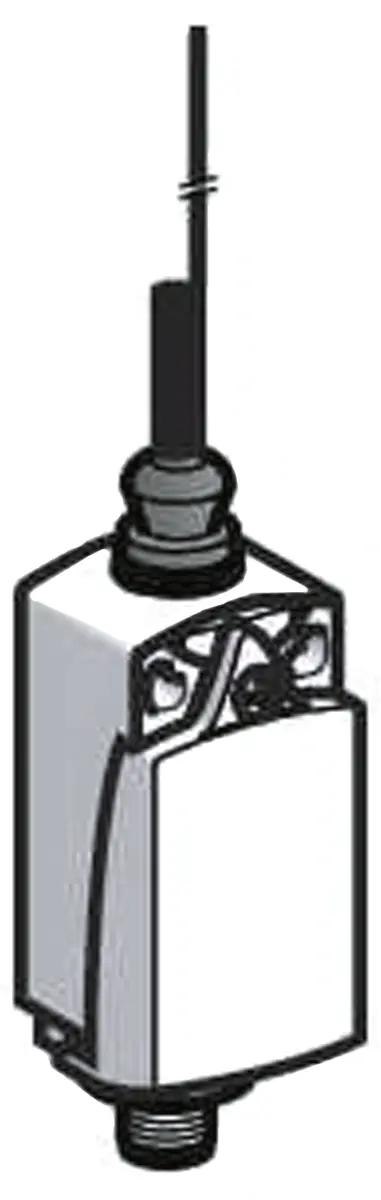 Telemecanique XCKP Endschalter, Federstab, Schließer/Öffner, IP66, IP67, Kunststoff, 3A Anschluss M12