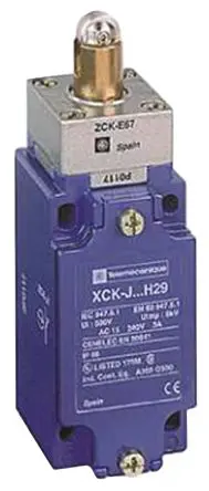 Produktfoto 1 von Telemecanique Sensors OsiSense XC Endschalter, Rollenhebel 1 Schließer/1 Öffner, IP66, Zink-Zamak-Legierung 240V ac 3A