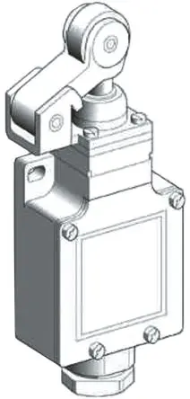 Produktfoto 1 von Telemecanique Sensors OsiSense XC Endschalter, Rollenstößel 1 Schließer/1 Öffner, IP66, Zink-Zamak-Legierung 240V ac 3A