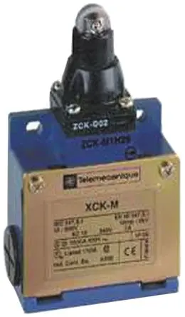 Produktfoto 1 von Telemecanique Sensors OsiSense XC Endschalter, Rollenhebel 1 Schließer/1 Öffner, IP66, Zink-Zamak-Legierung 240V ac 3A