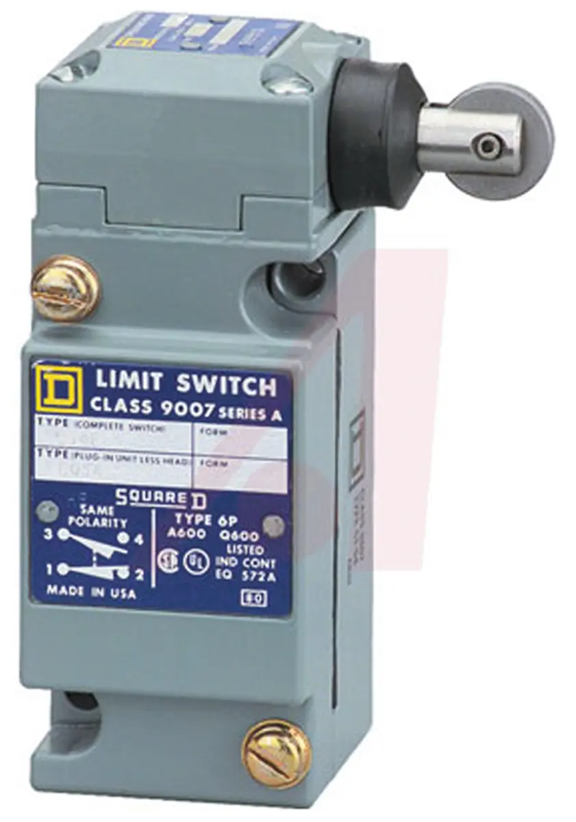 Produktfoto 1 von Telemecanique Sensors 9007 Endschalter, Spulenfeder 1 Schließer/1 Öffner, IP67, Zink-Zamak-Legierung 600V ac 10A