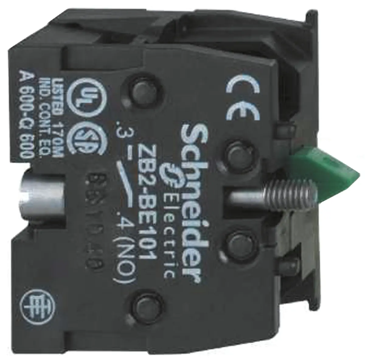 Produktfoto 1 von Schneider Electric ZB2 Kontaktblock 1 Schließer 600V Schraube