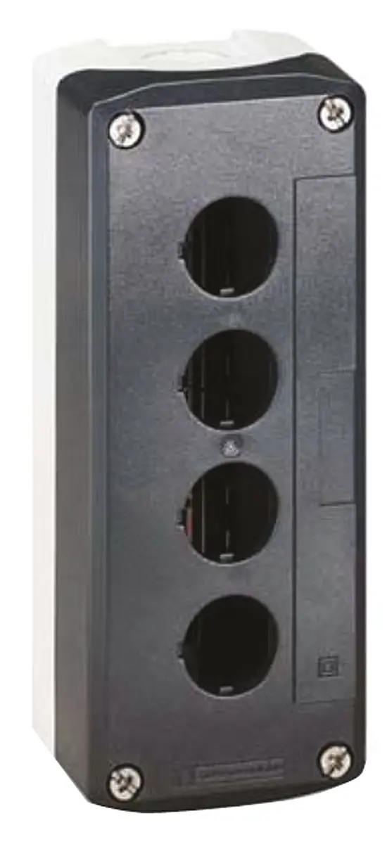 Produktfoto 1 von Schneider Electric Harmony Steuerstation-Gehäuse, 4 x Ø 22 mm, Grau, Kunststoff, IP65