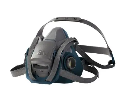 Produktfoto 1 von 3M 6500 Atemmaske M, Atmenschutz-Halbmaske, Blau, Grau