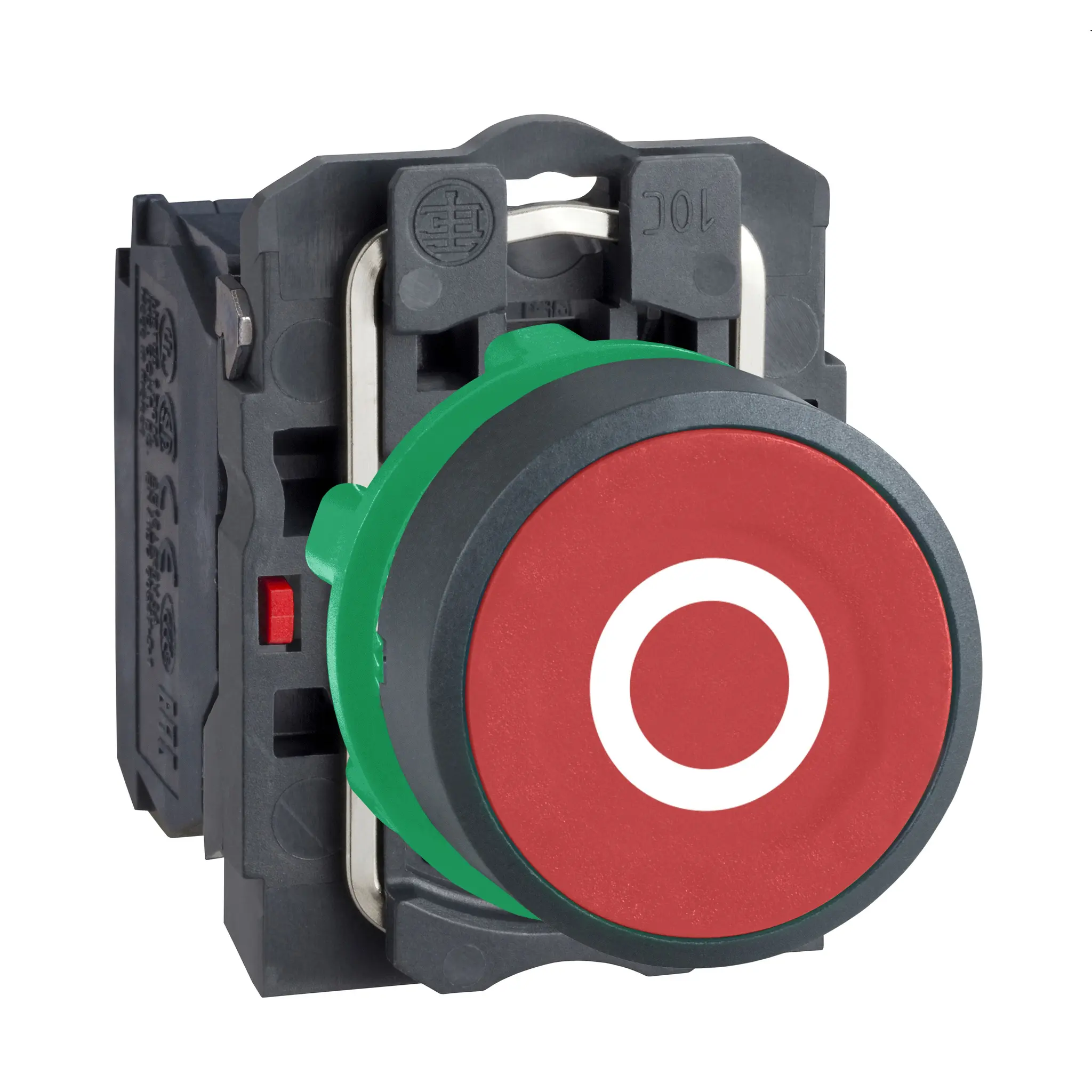 Produktfoto 1 von Schneider Electric Harmony Druckschalter Rot Federrückstellung Panel Ø 22 mm, SPST / 10A