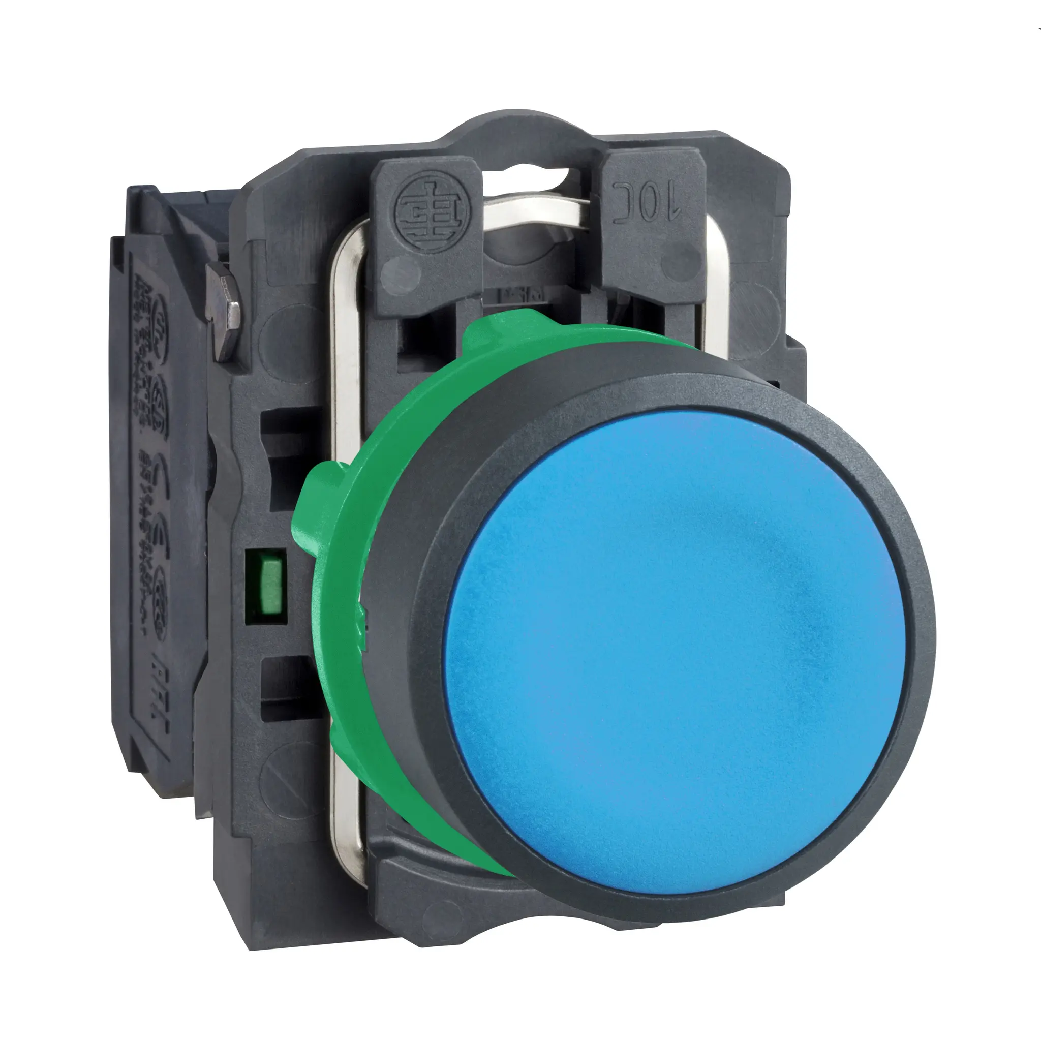 Produktfoto 1 von Schneider Electric Harmony Druckschalter Blau Federrückstellung Panel Ø 22 mm, SPST