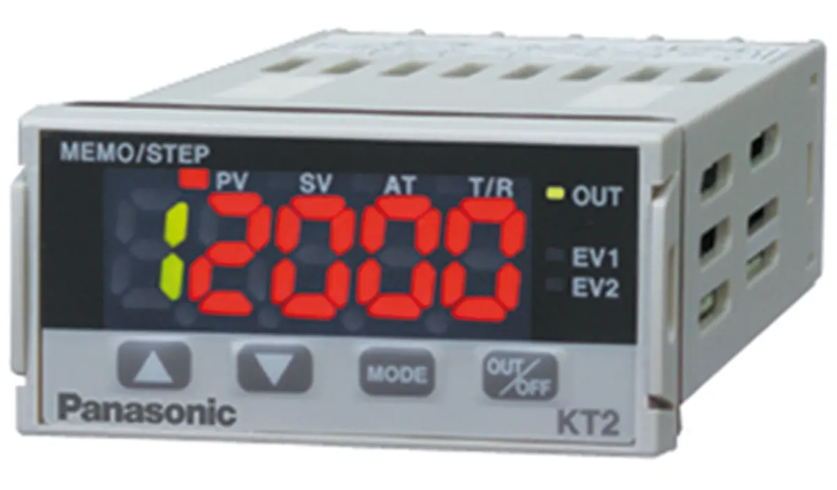 Panasonic KT2 PID Temperaturregler Panel 1, 1 x Relais Ausgang/ Thermoelement Eingang 24V ac/dc Ein-Aus