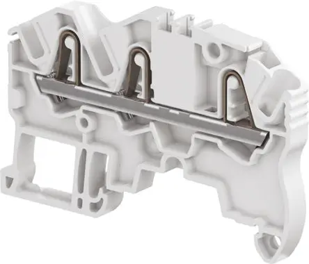 Produktfoto 1 von Entrelec ZK2.5 DIN-Tragschiene 1 Grau, 2.5mm², 1kV Klemme