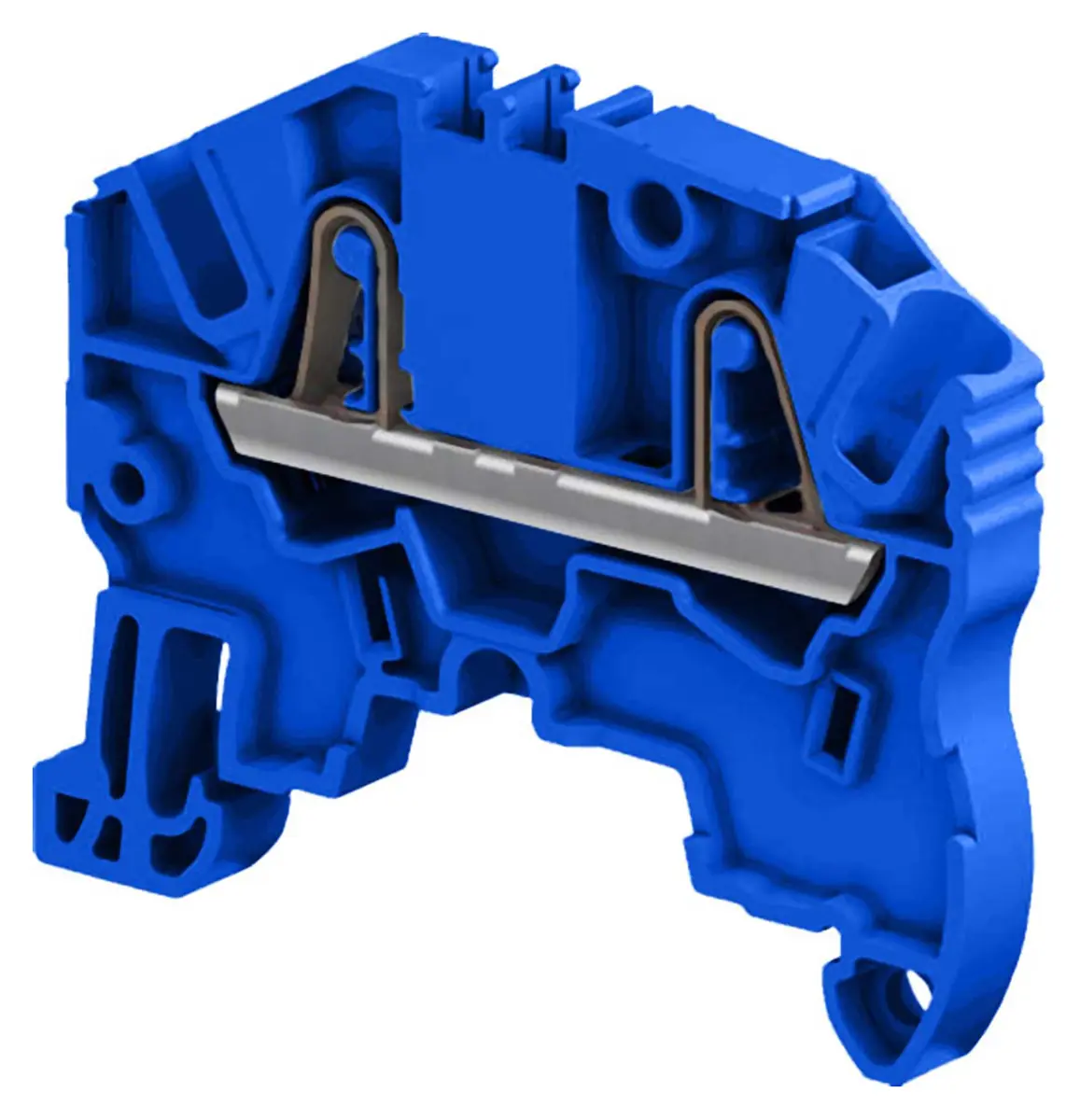 Produktfoto 1 von Entrelec ZK2.5 DIN-Tragschiene 1 Blau, 2.5 mm², 1 kV Klemme